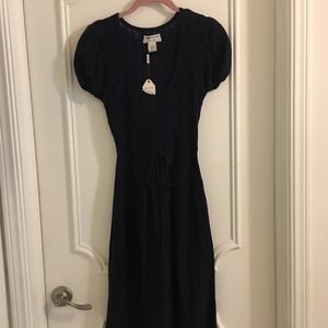 Navy knit dress by Max Studio